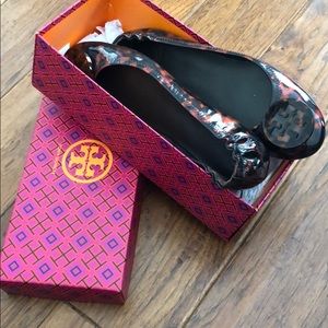 EUC in Box Tory Burch Minnie Travel Flats Sz 9.5
